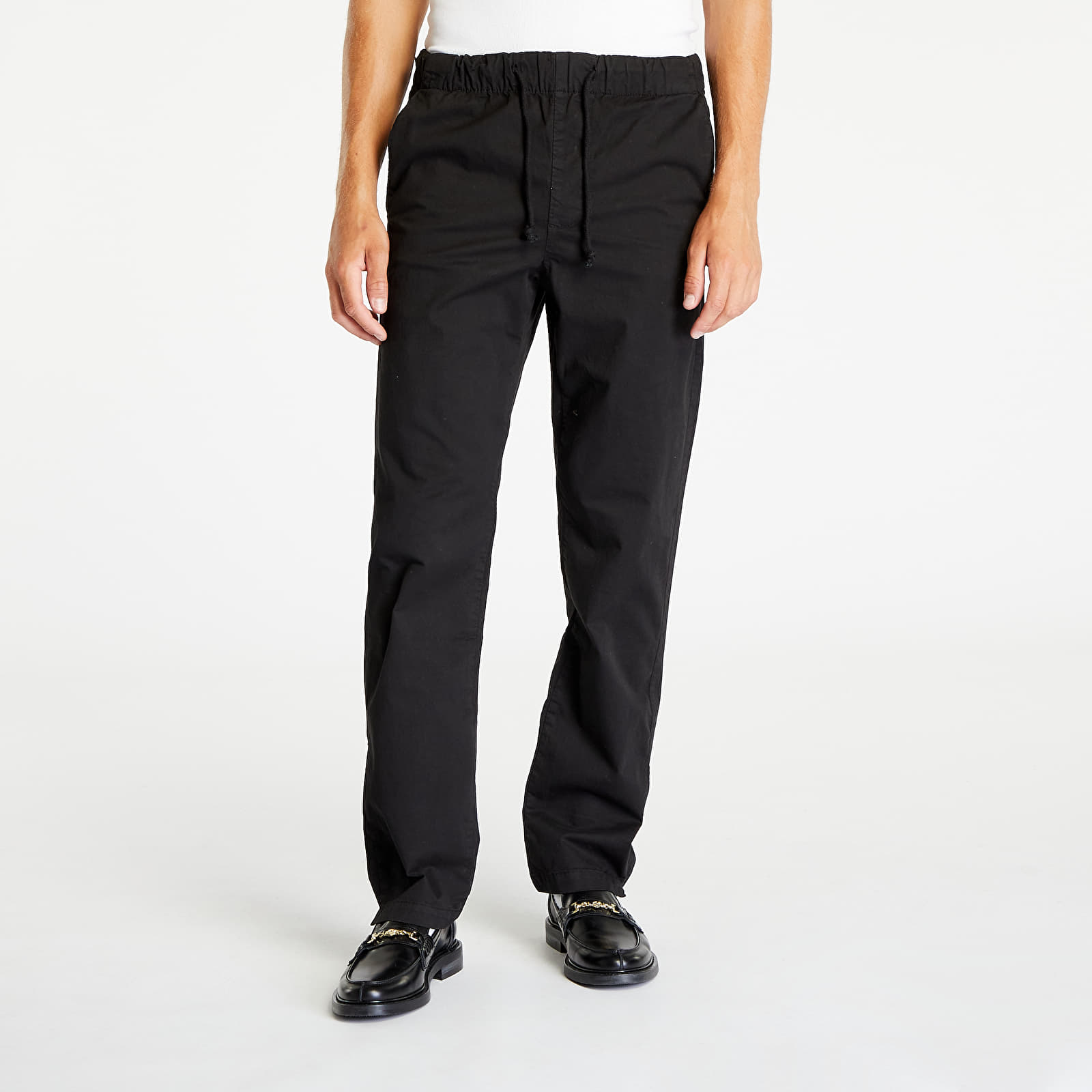 Bukser Urban Classics Straight Slit Trouser Black