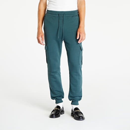Melegítőnadrág Urban Classics Cargo Sweatpants Bottlegreen