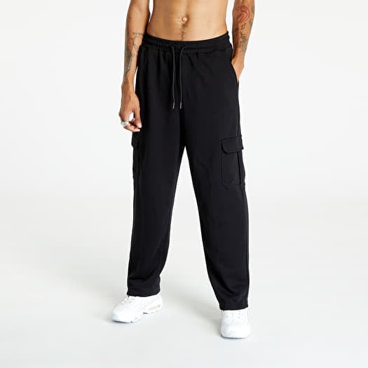 Spodnie dresowe Urban Classics 90‘s Cargo Sweatpants Black