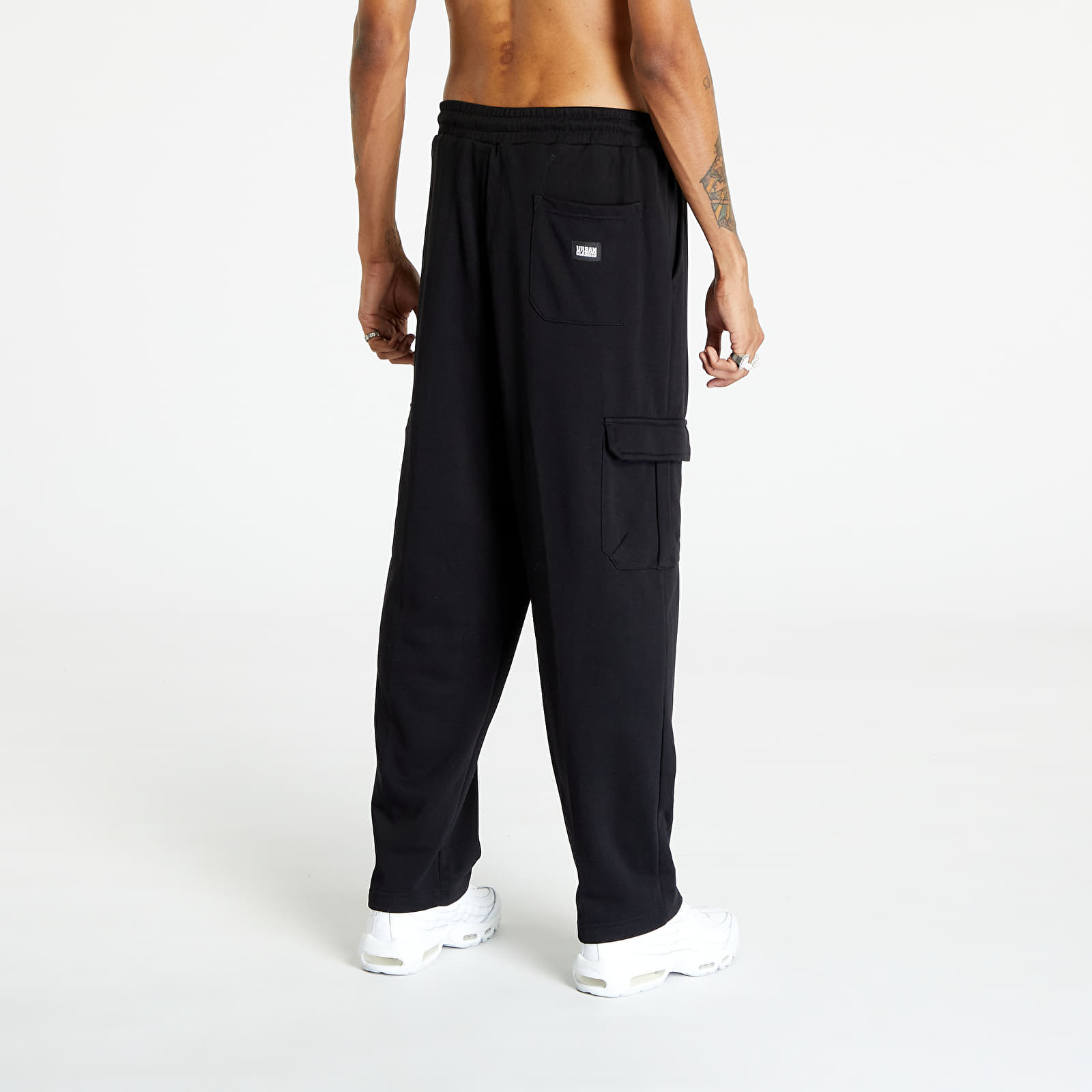 Trainingsbroeken Urban Classics 90‘s Cargo Sweatpants Black