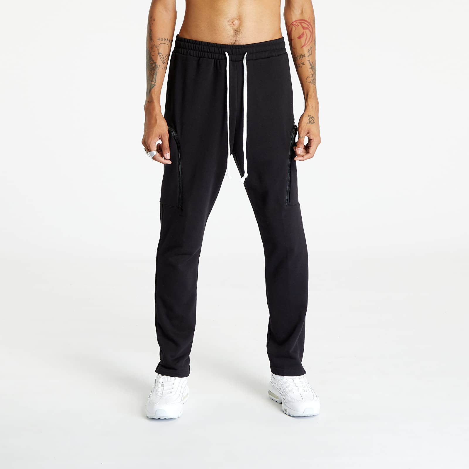 Спортивні штани Urban Classics Low Crotch Cargo Sweatpants Black