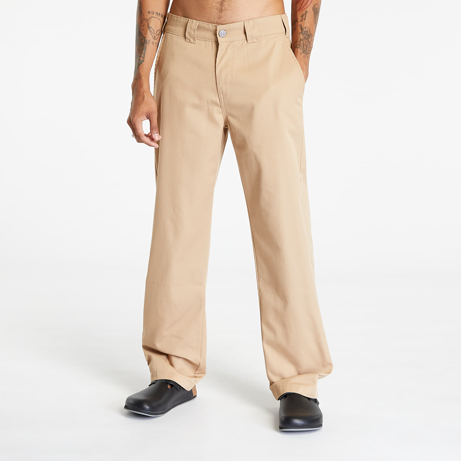 Hosen Urban Classics Classic Workwear Pants Unionbeige