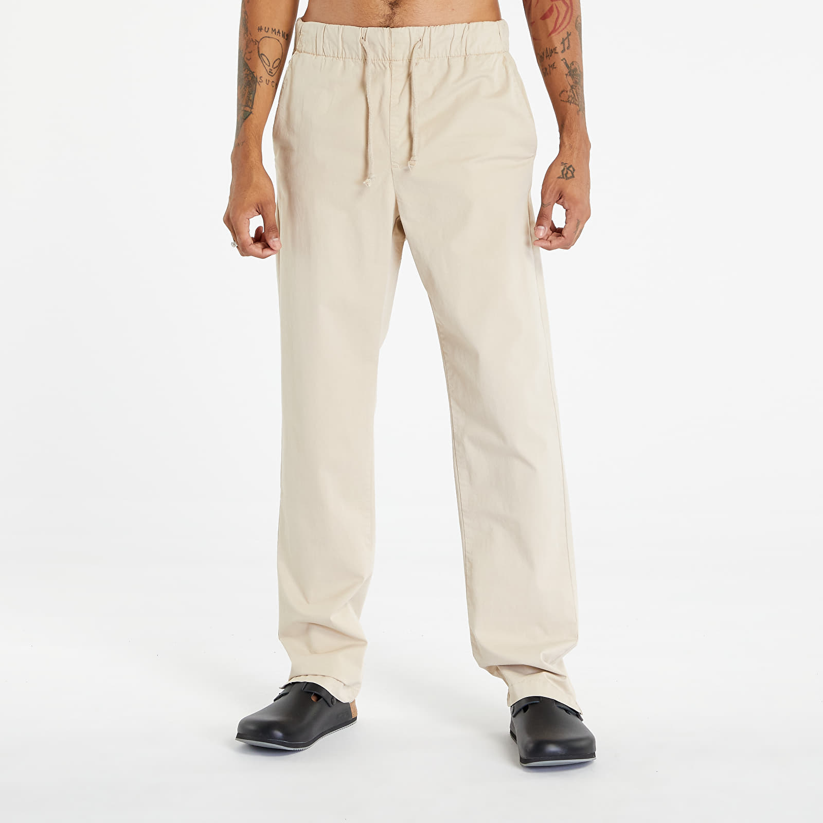 Broeken Urban Classics Straight Slit Trouser Softseagrass S