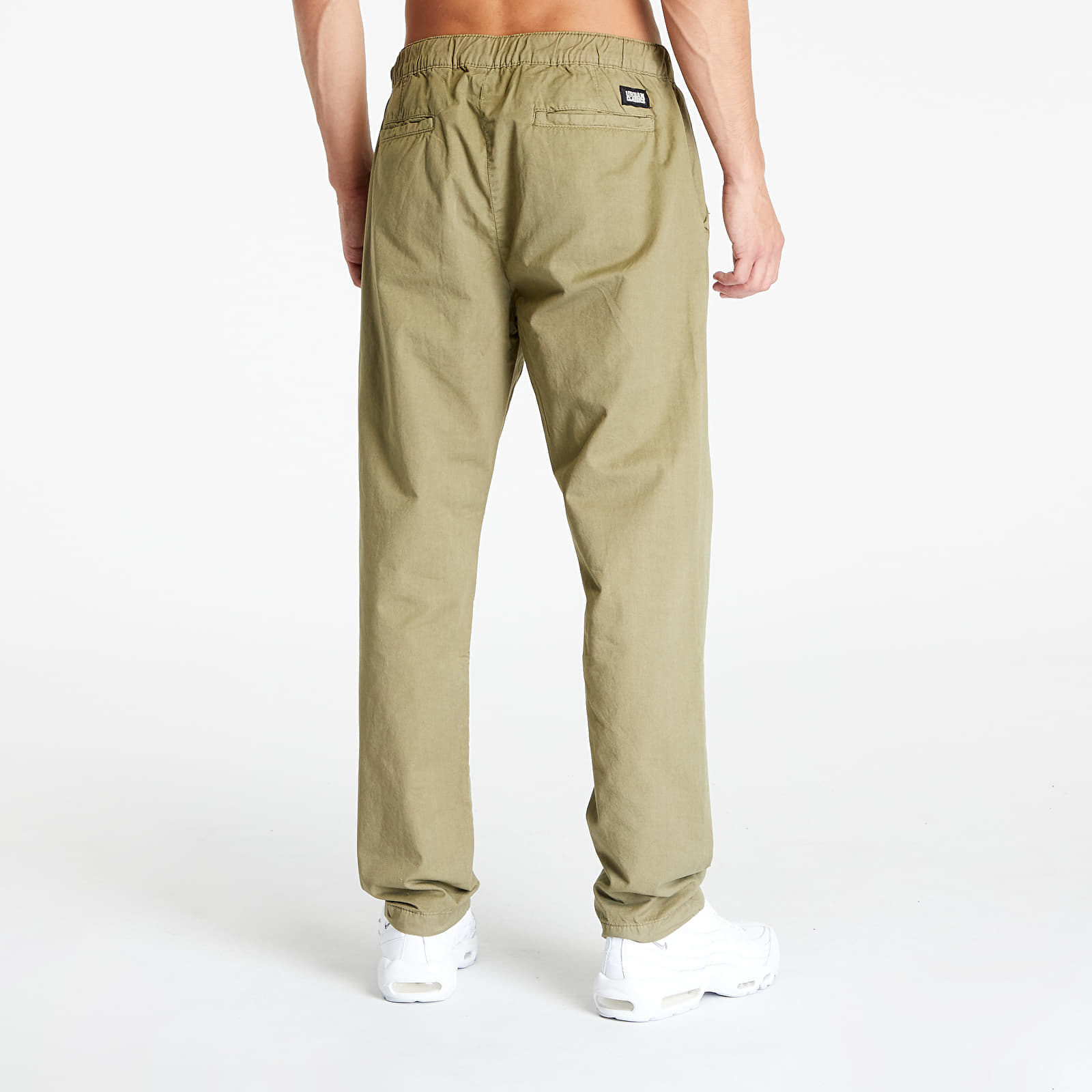 Pants Urban Classics Straight Leg Chino with Belt Tiniolive