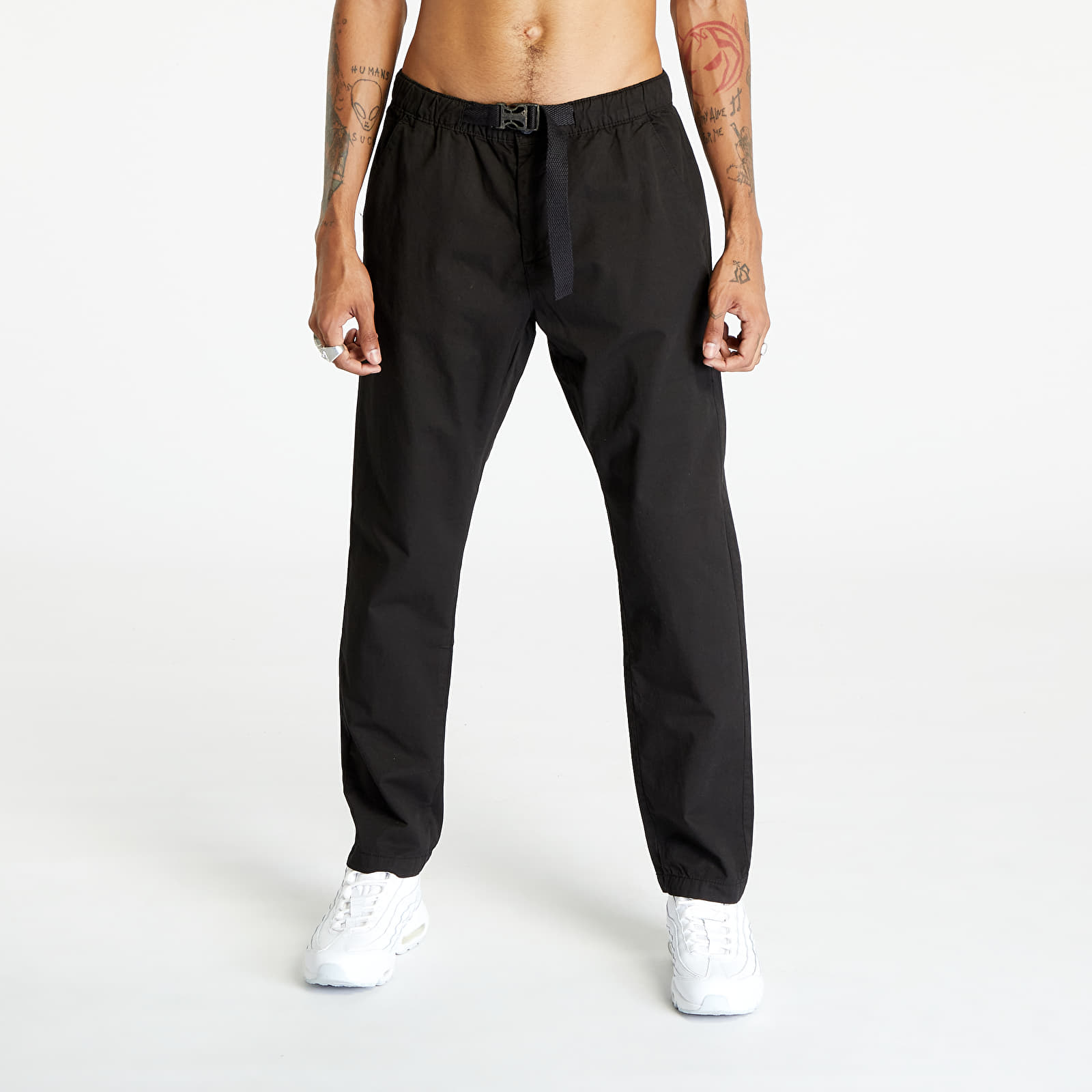 Pantalon Urban Classics Straight Leg Chino with Belt Black