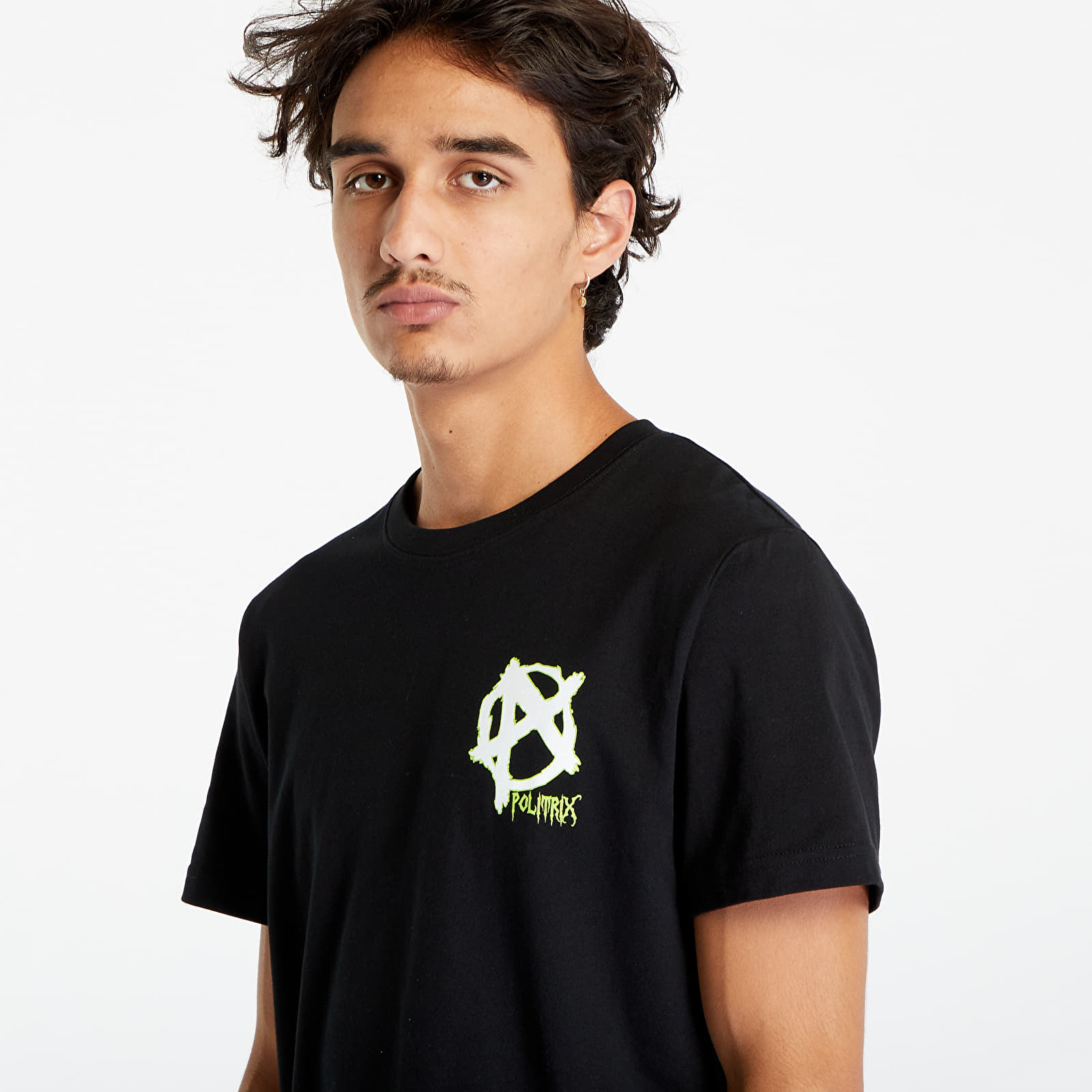 T-Shirts Urban Classics Politrix Tee Black