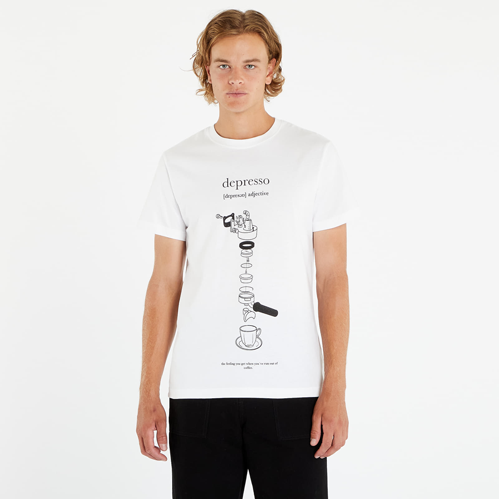 T-särgid Urban Classics Depresso Tee White