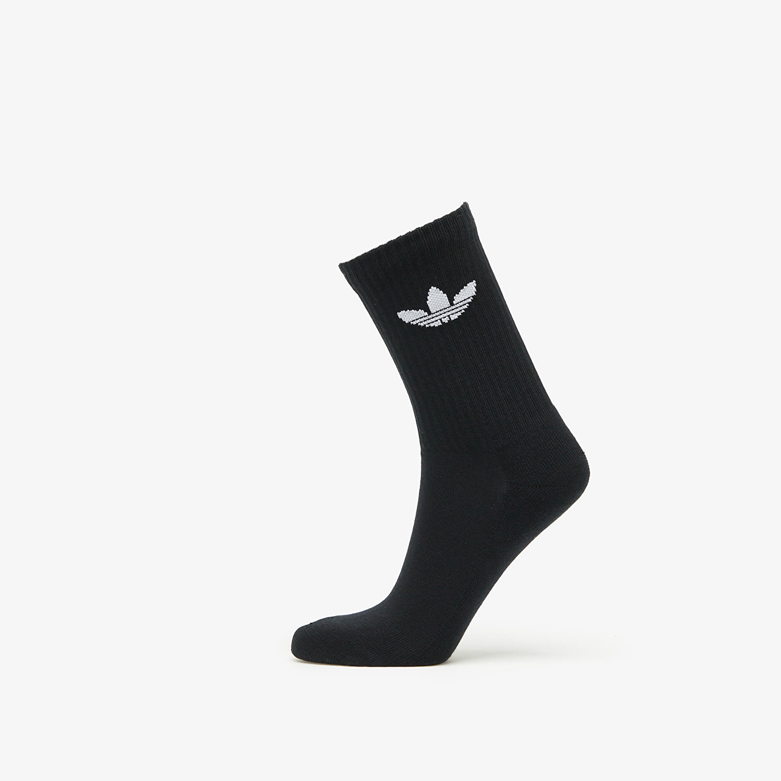 Socks adidas Originals Trefoil Cushion Crew Sock 3-Pack White/ Medium Grey Heather/ Black