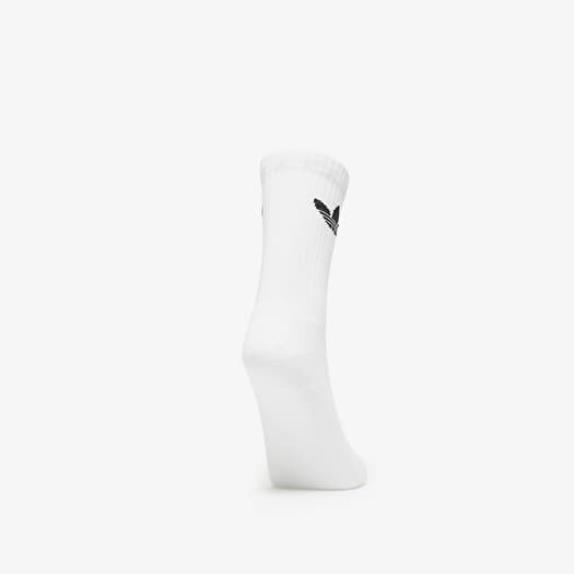 Socks adidas Originals Trefoil Cushion Crew Sock 3-Pack White