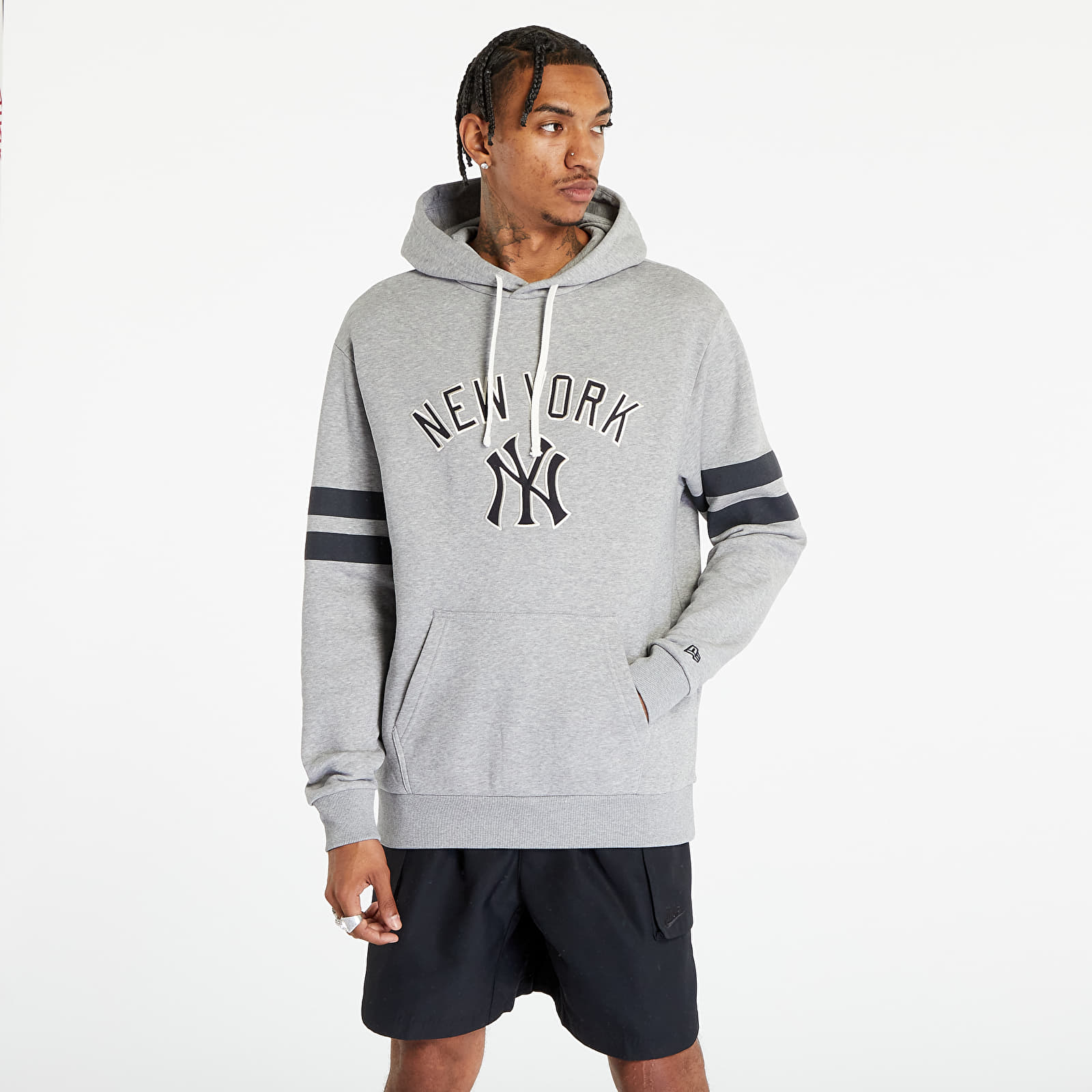 Hoodies and sweatshirts  New Era New York Yankees Mlb Lifestyle Oversized Hoody Grey
