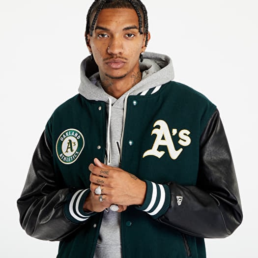Jackets New Era Oakland Athletics Mlb Large Logo Varsity Jackets New Era Oakland Athletics Mlb Large Logo Varsity