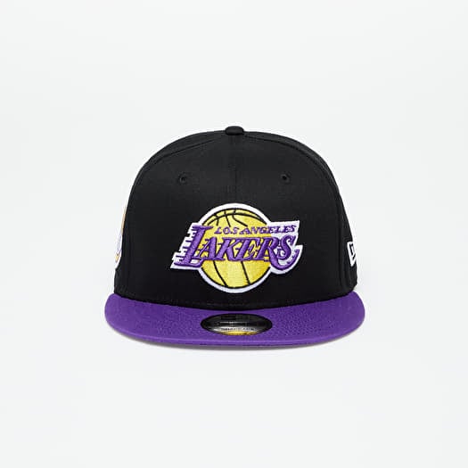 Gorra New Era Los Angeles Lakers Contrast Side Patch 9Fifty Snapback Cap Black/ True Purple