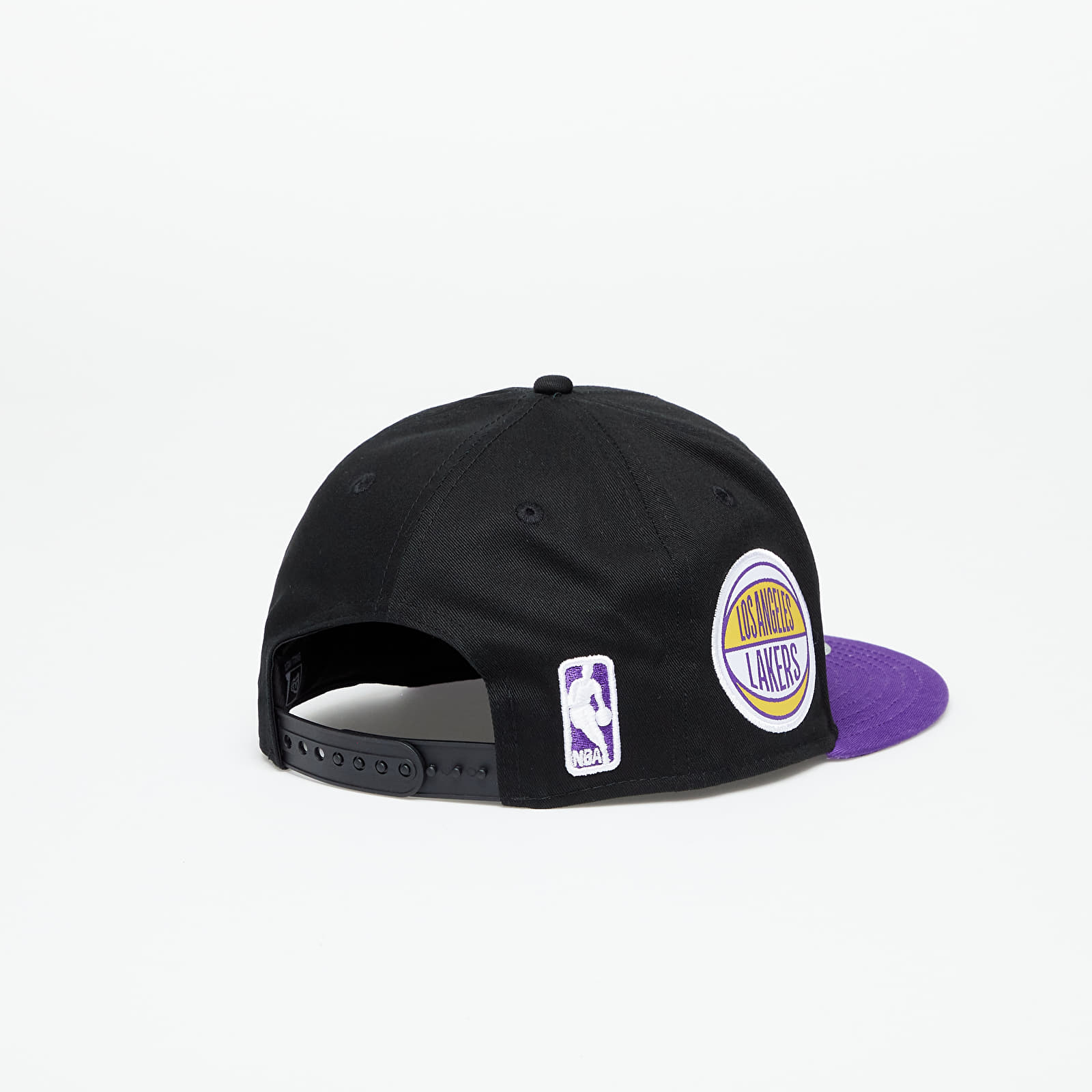 Caps New Era Los Angeles Lakers Contrast Side Patch 9Fifty Snapback Cap Black/ True Purple