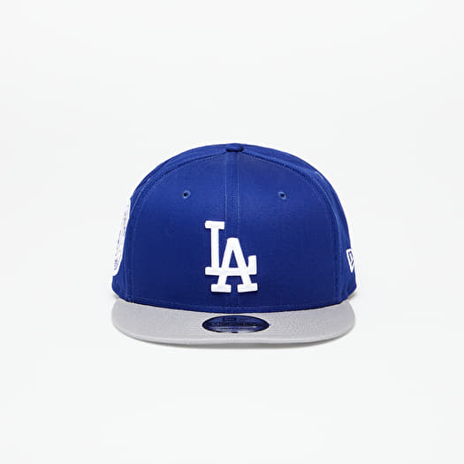 Šiltovka New Era Los Angeles Dodgers Contrast Side Patch 9Fifty Snapback Cap Dark Royal/ Gray