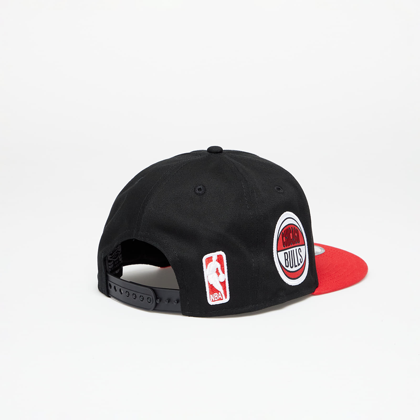 Casquettes New Era Chicago Bulls Team Side Patch 9Fifty Snapback Cap Black/ Front Door Red