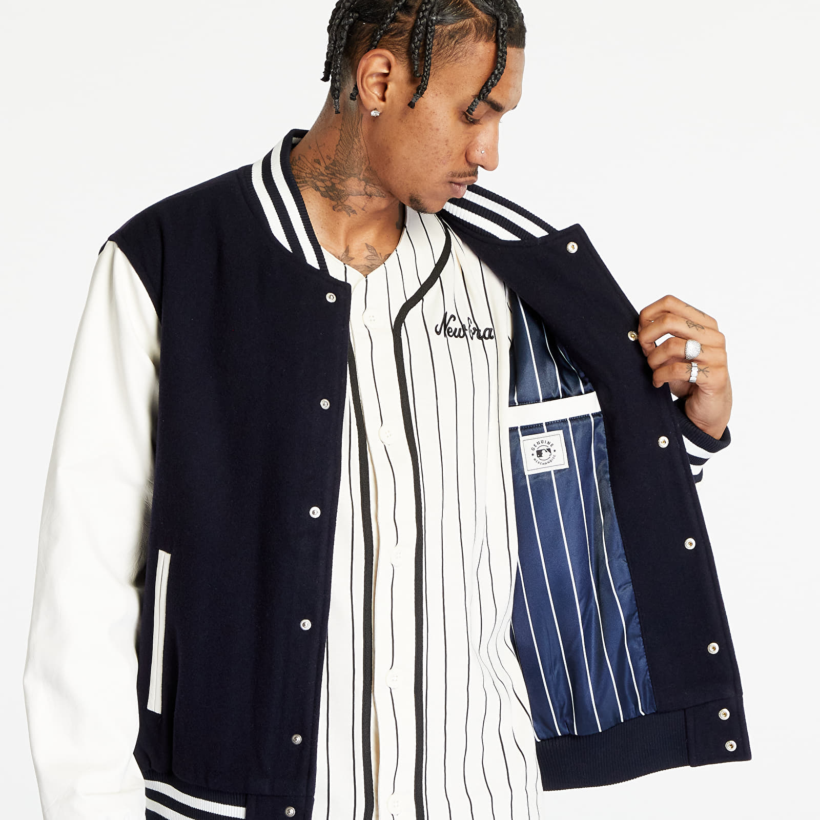 Jackets New Era New York Yankees Mlb Lifestyle Varsity Jacket Navy