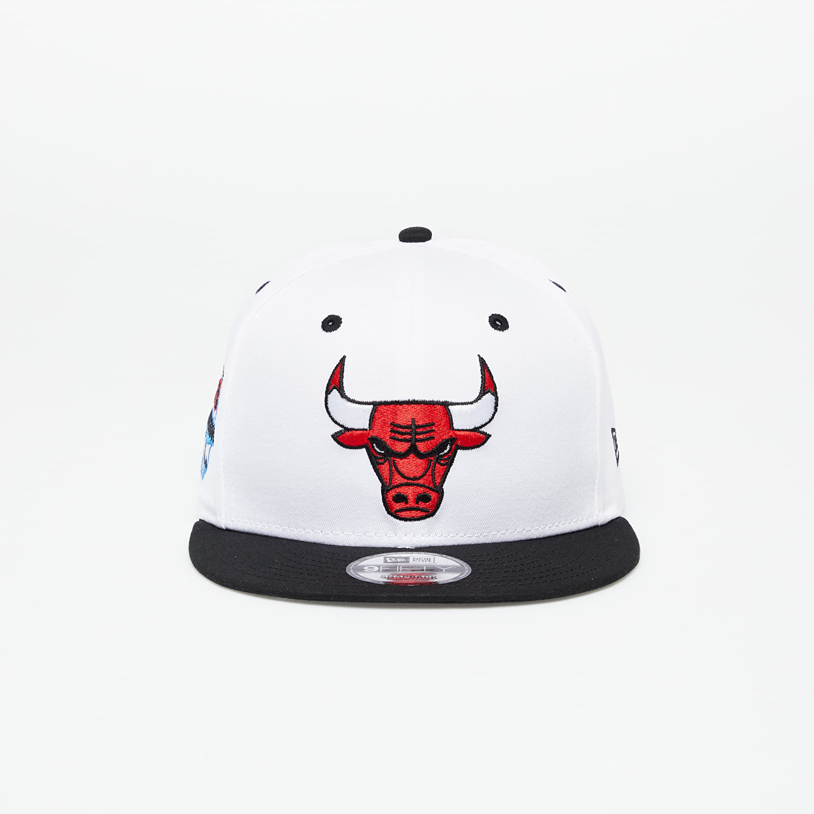 New Era Chicago Bulls White Crown Patch 9Fifty Snapback Cap Optic White/ Black S-M