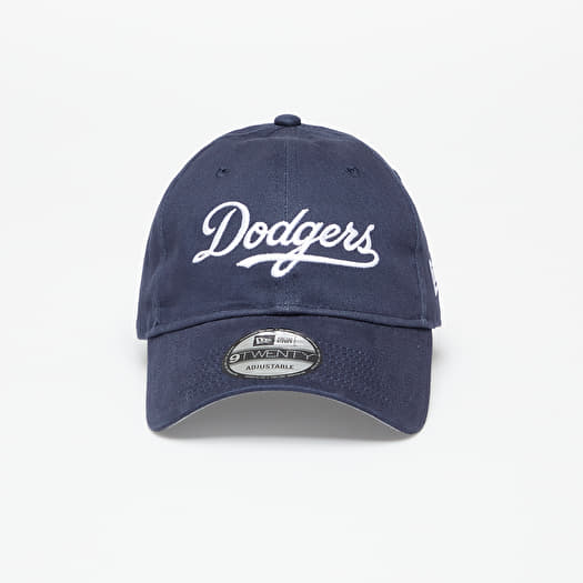 Kšiltovka New Era Los Angeles Dodgers Team Script 9Twenty Adjustable Cap Dark Royal/ Optic White