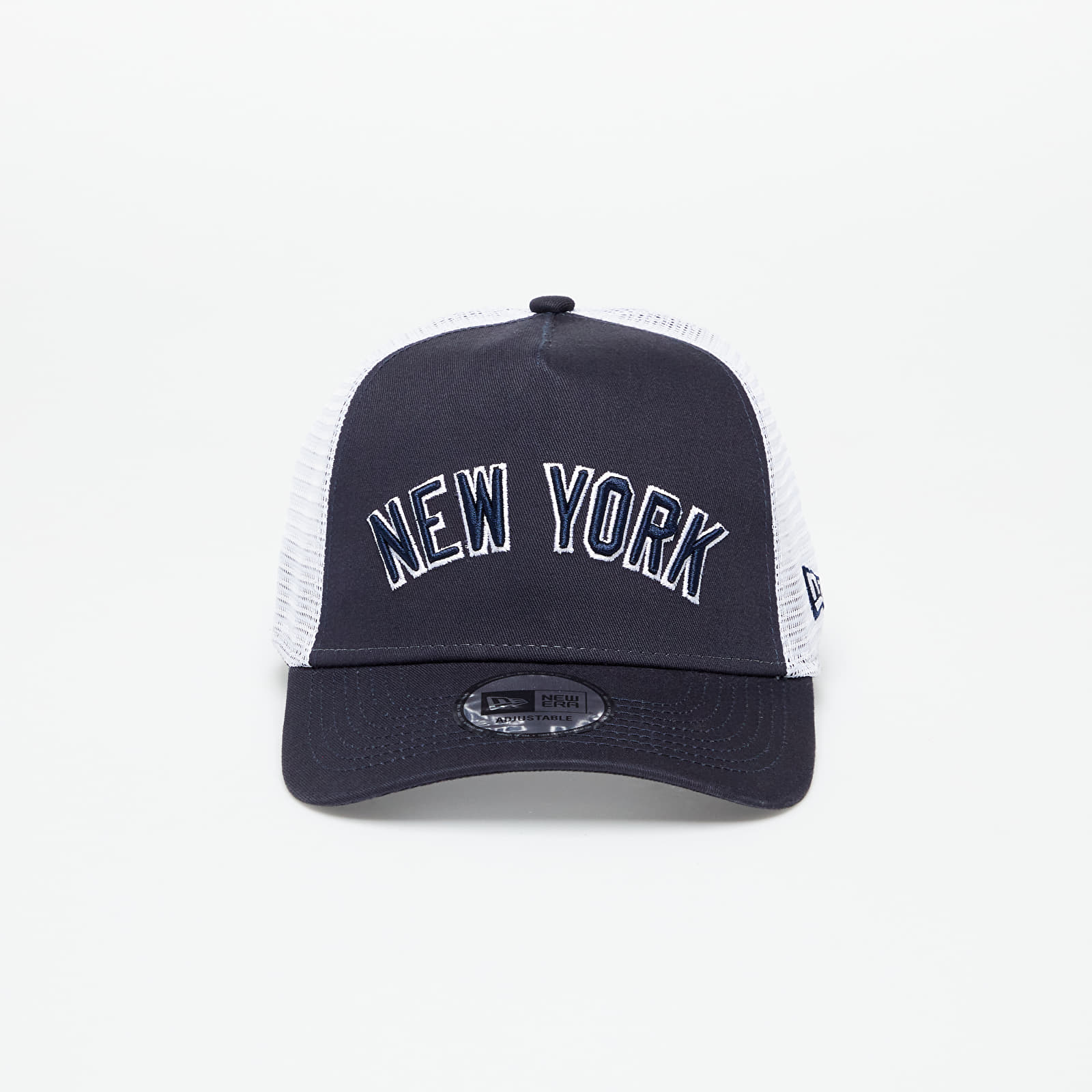 Kšiltovky New Era New York Yankees Team Script Trucker Cap Navy/ Optic White