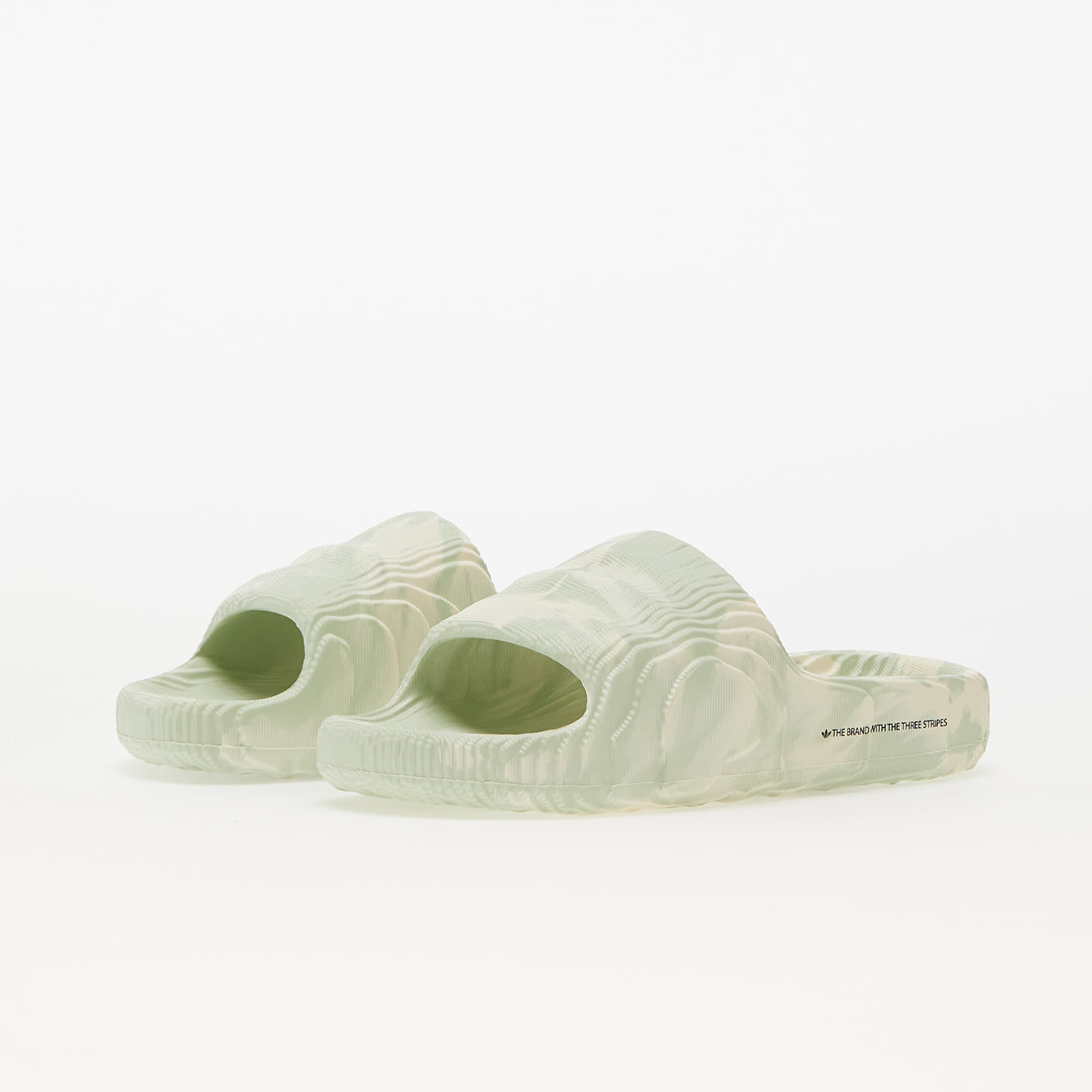 Men s sneakers and shoes adidas Originals Adilette 22 Core White Linen Green Core Black Queens