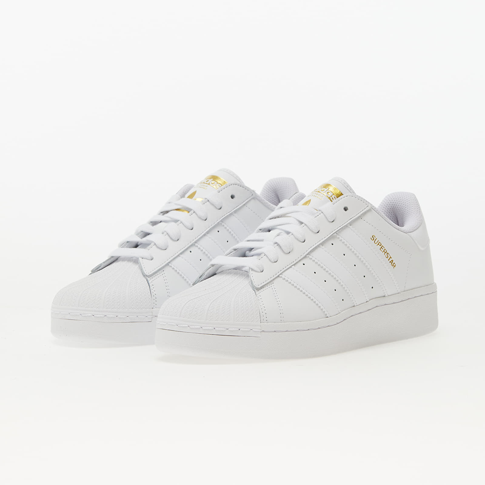 Men s sneakers and shoes adidas Superstar Xlg Ftw White Ftw White Gold Metallic Queens