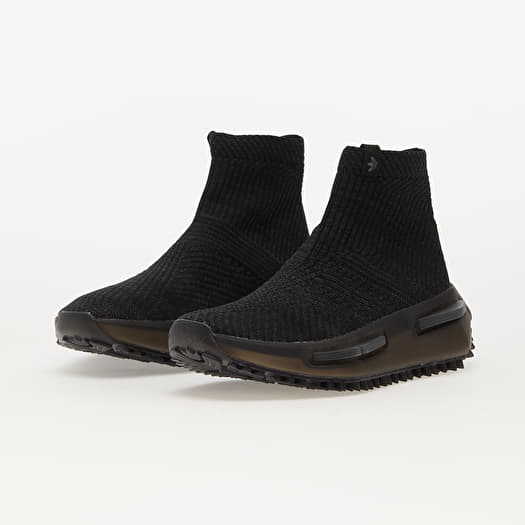Adidas sock shoe black sale