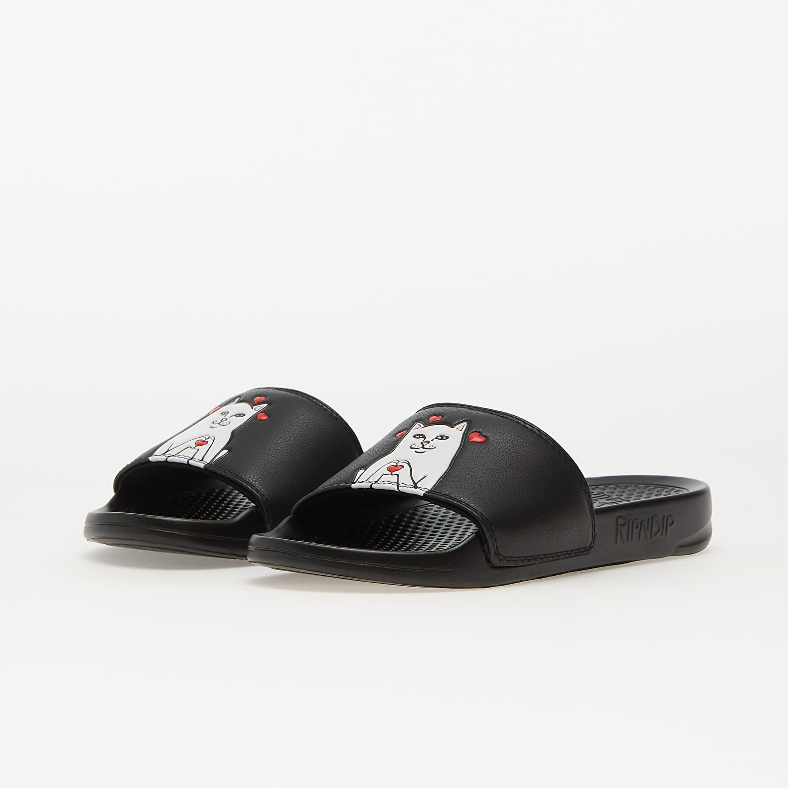 Herren Sneaker und Schuhe RIPNDIP Nermal Loves Slides Black Queens