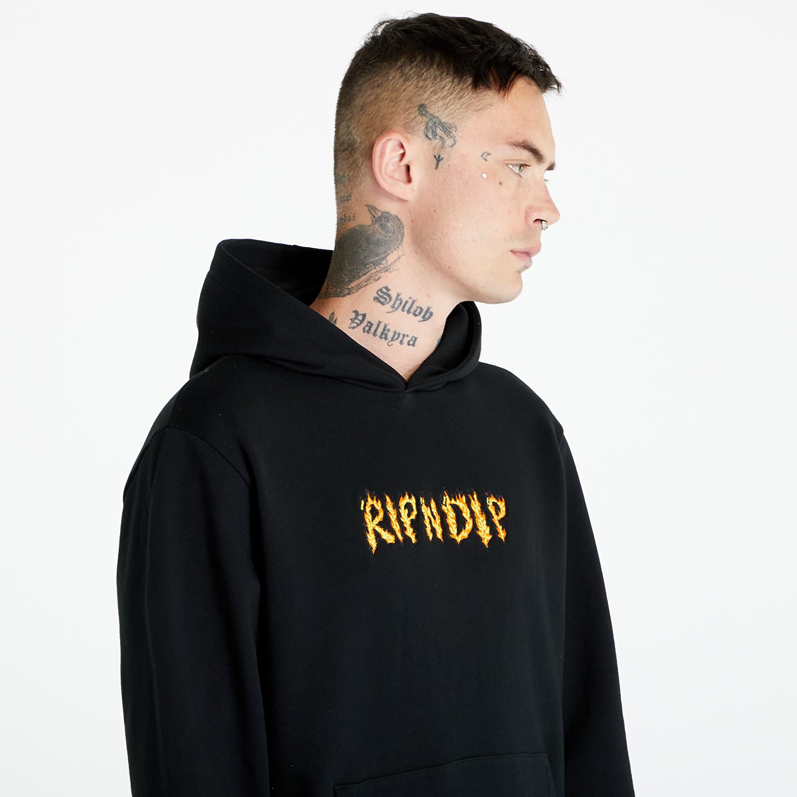 Hoodies and sweatshirts  RIPNDIP Burn Hoodie Black