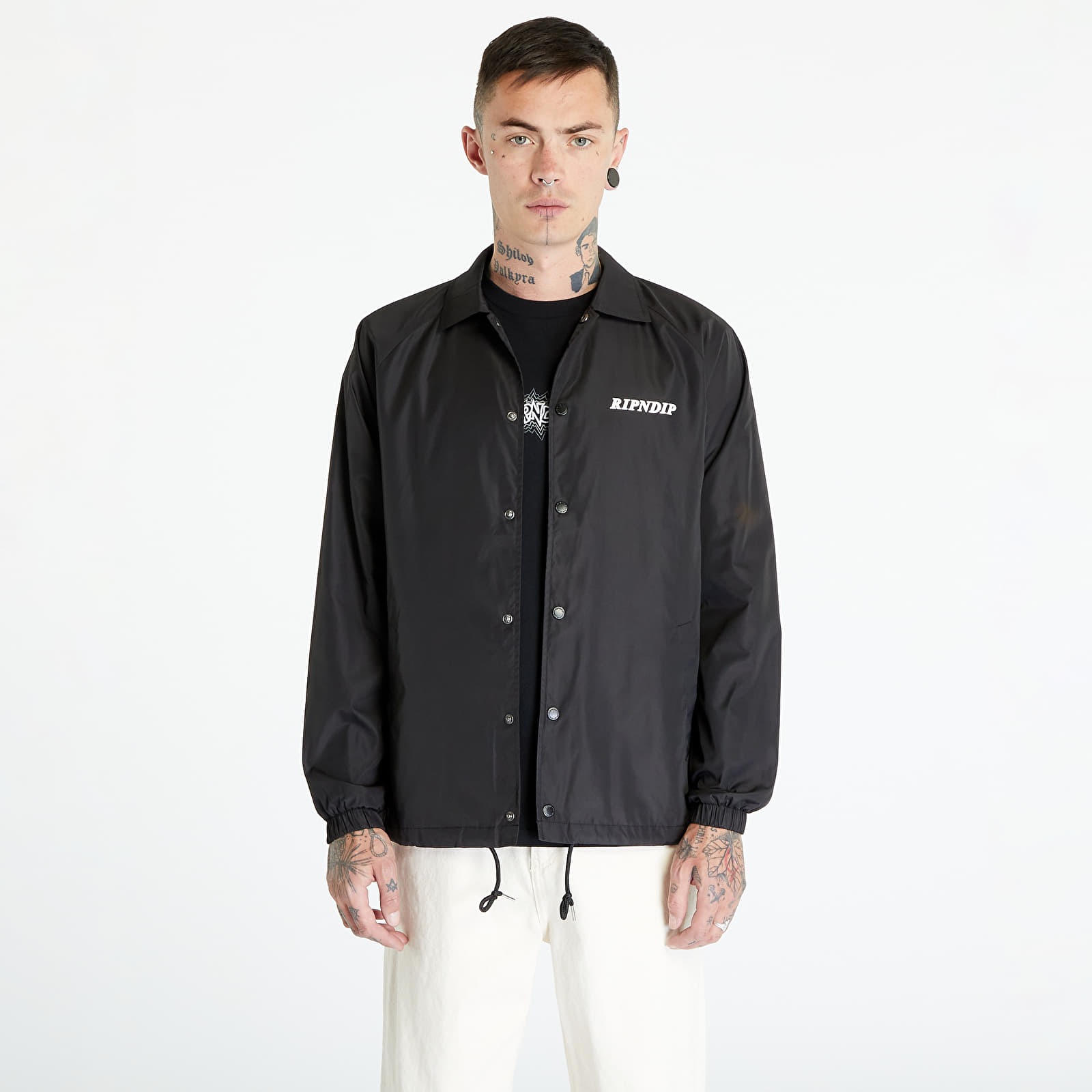 Jackets RIPNDIP Fuckin Fuck Coaches Jacket Black Queens