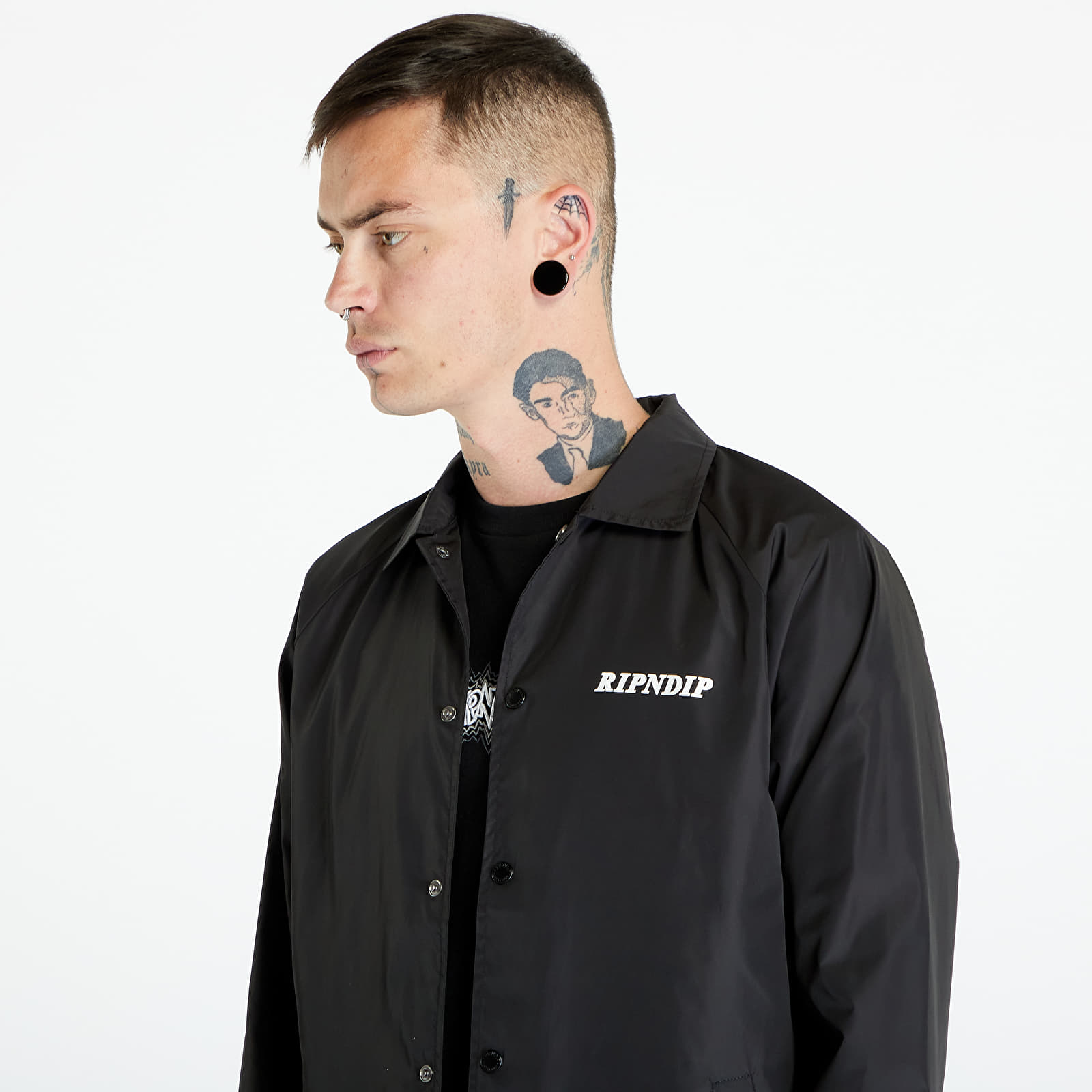 Geci RIPNDIP Fuckin Fuck Coaches Jacket Black