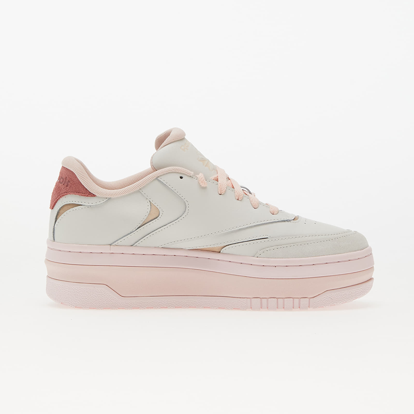 Дамски кецове и обувки Reebok Club C Extra Pure Grey/ Pospin/ PorPink