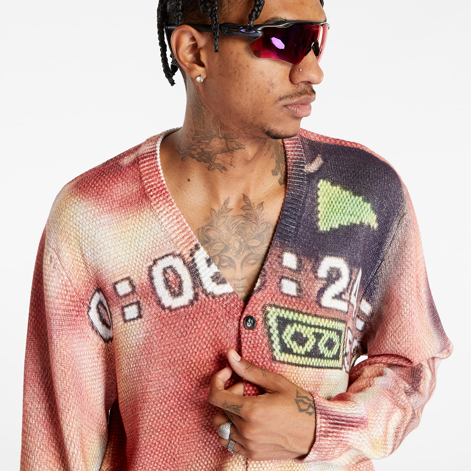 Pulóverek PLEASURES Hdv Cardigan Multicolor
