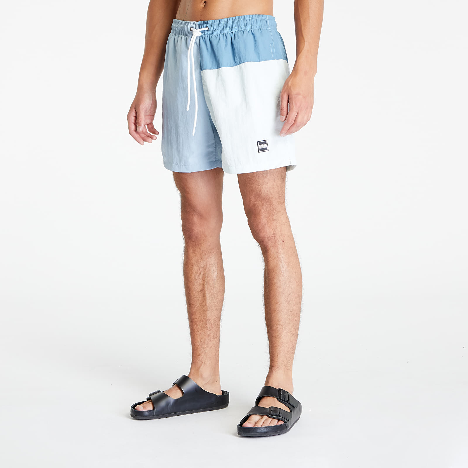 Peldkostīms Urban Classics 3 Block Swim Shorts Pastelblue