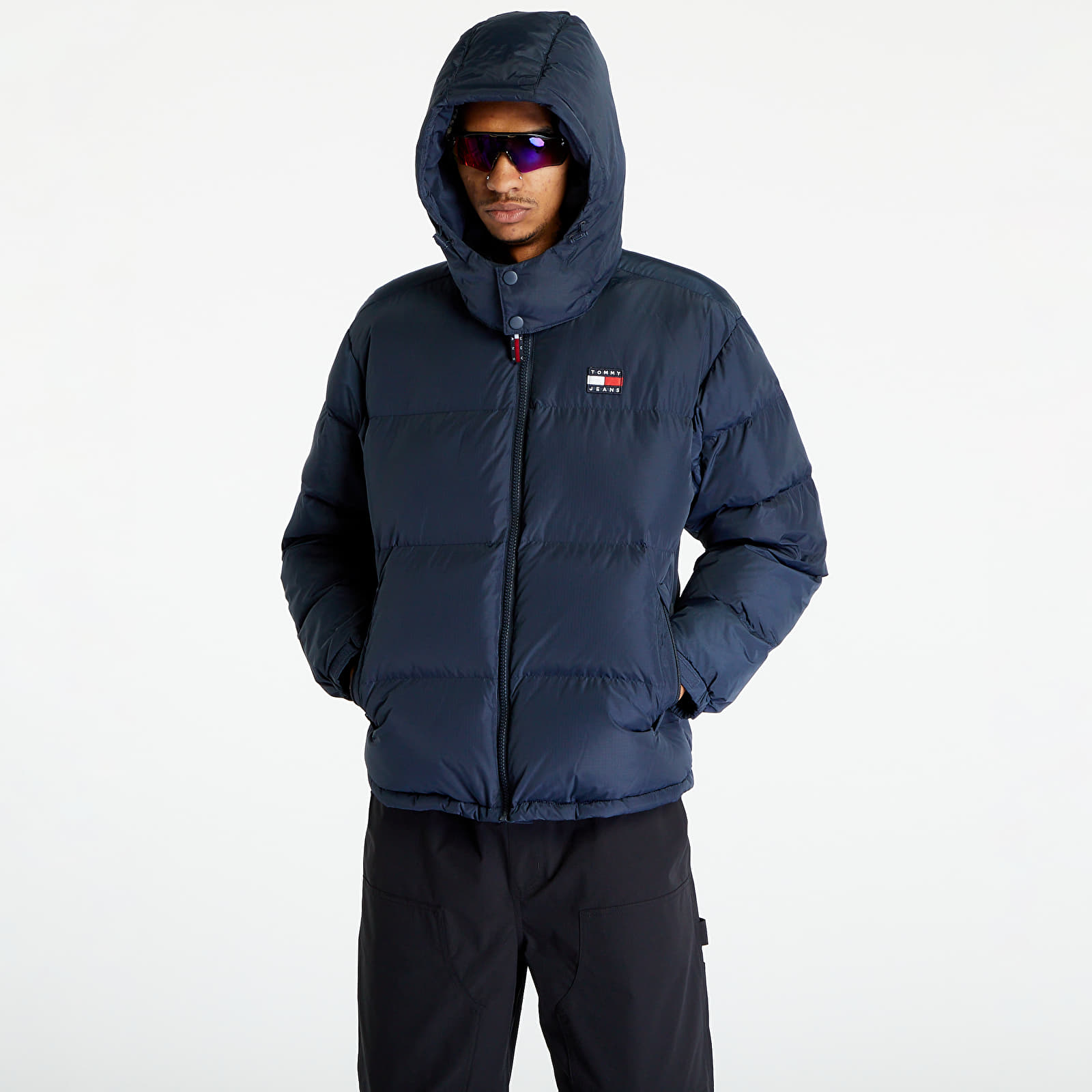 Vestes Tommy Jeans Recycled Alaska Puffer Blue