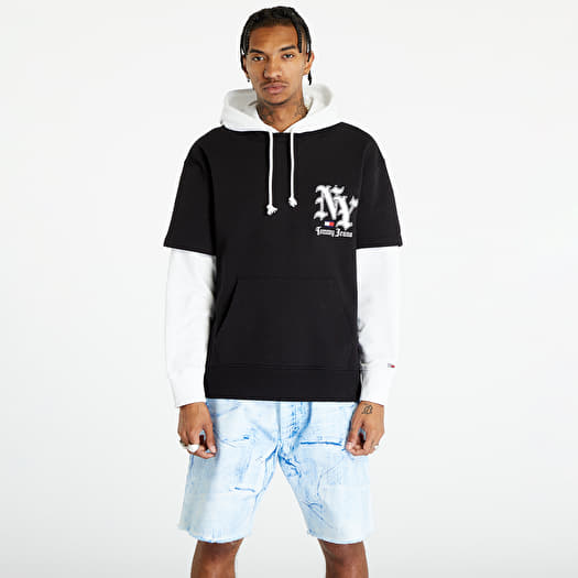 Sweatshirts Tommy Jeans Relaxed Ny Grunge Hoodie Black Queens