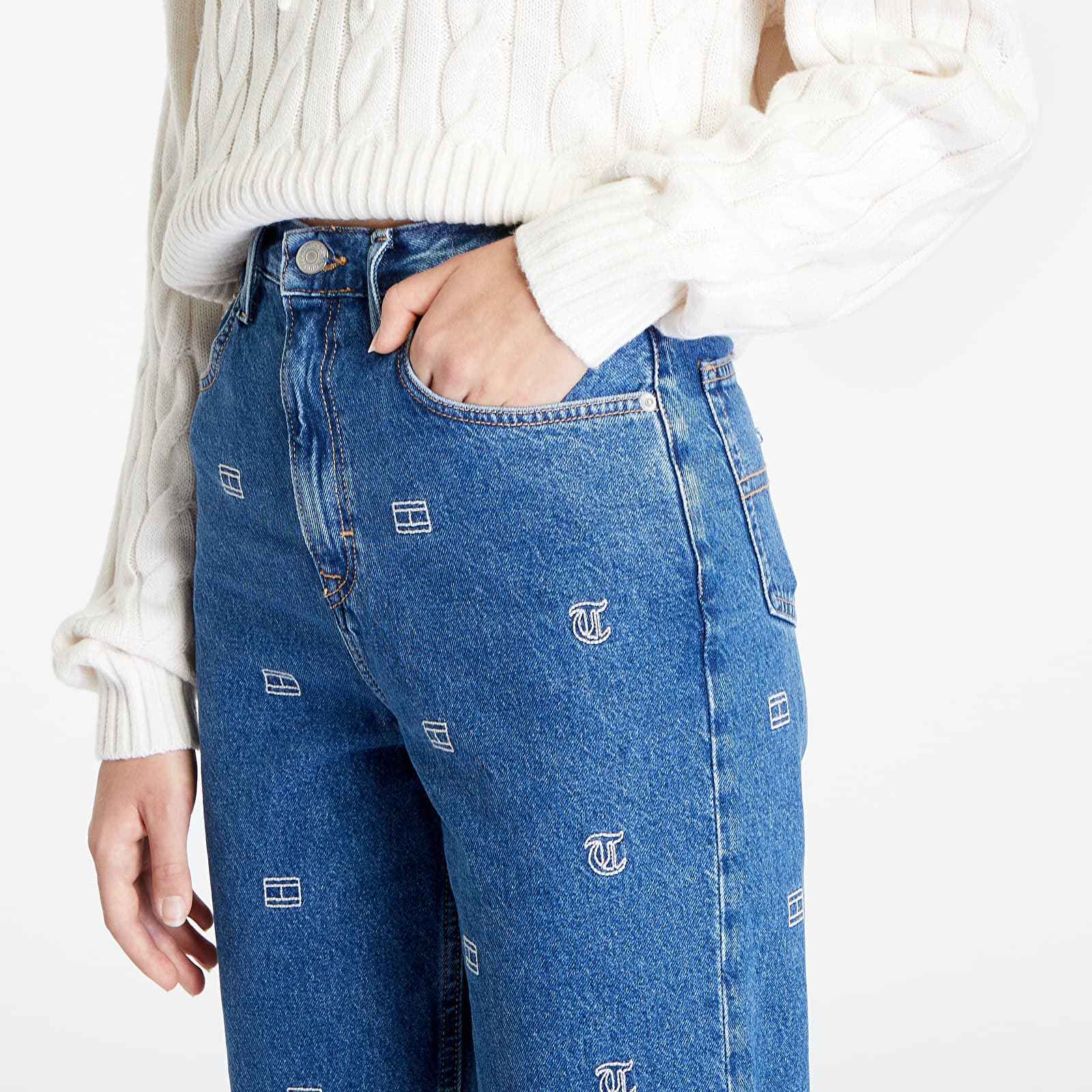 Jeans TOMMY JEANS Ultra High Rise Tapered Mom Jean Denim Medium