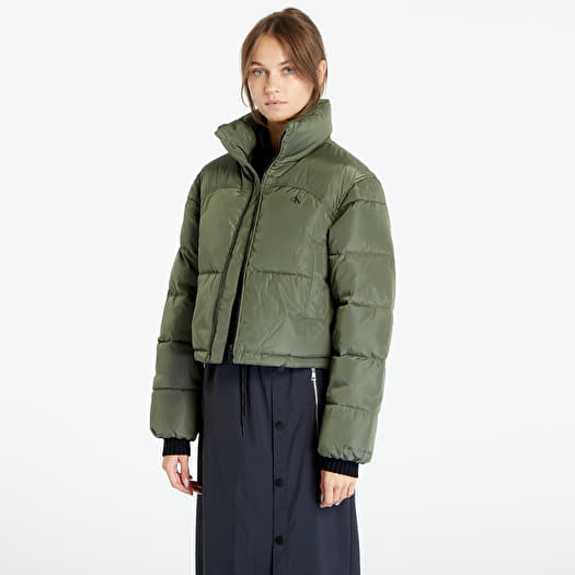 Jackets CALVIN KLEIN JEANS Non Down Cropped Puf Green Queens
