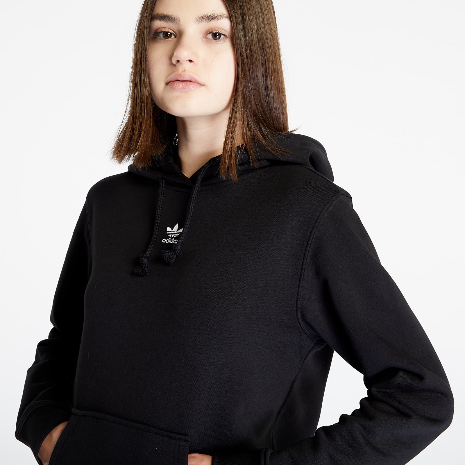 Adidas hoodie sales women black