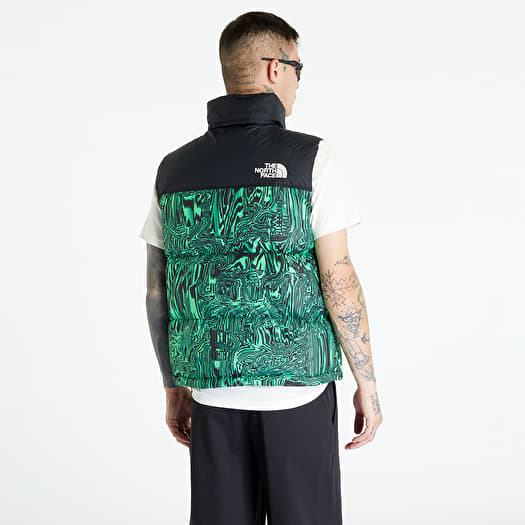 Vests The North Face M 96 Retro Nuptse Vest Black Green Queens