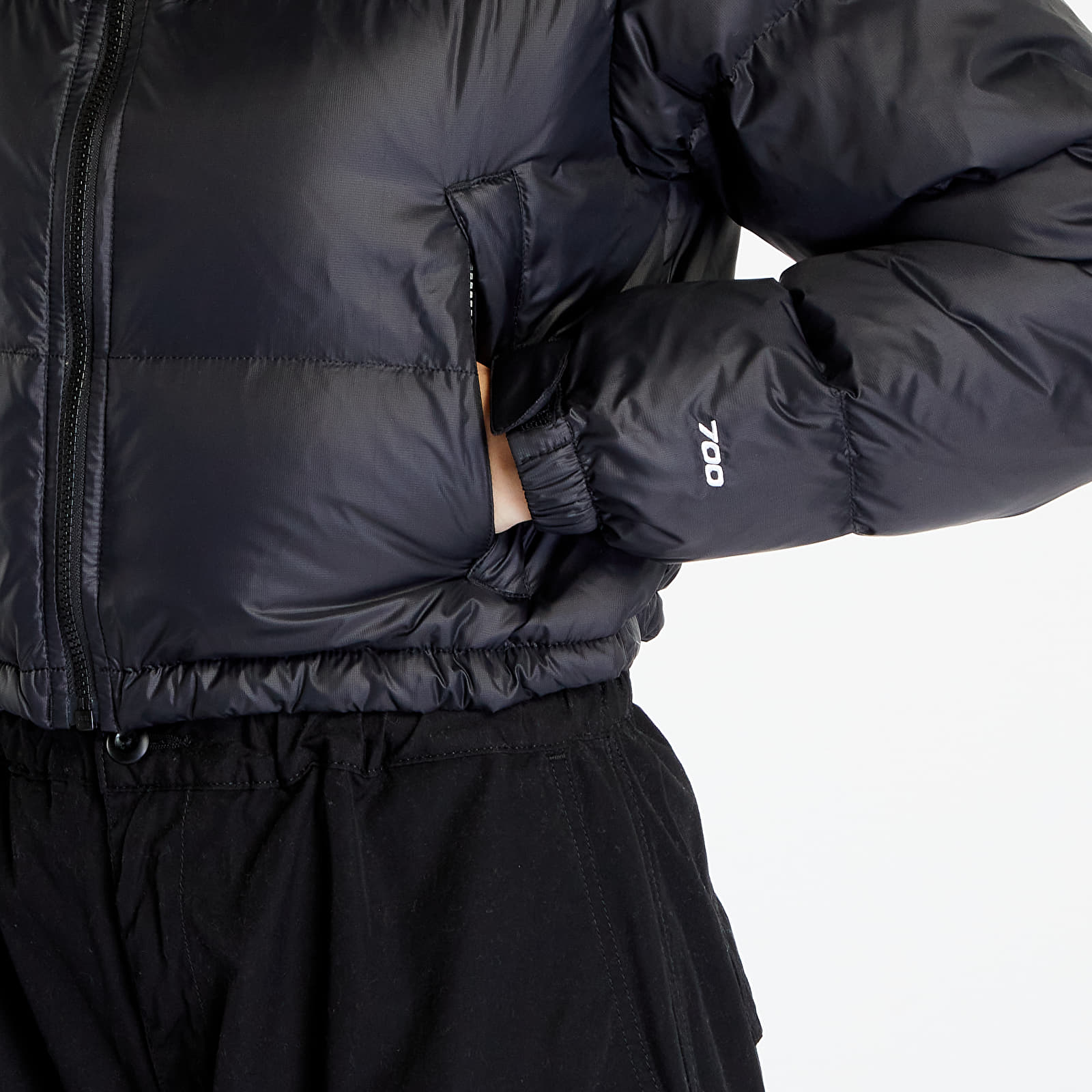 Bundy The North Face W Nuptse Short Jacket TNF Black/ TNF White