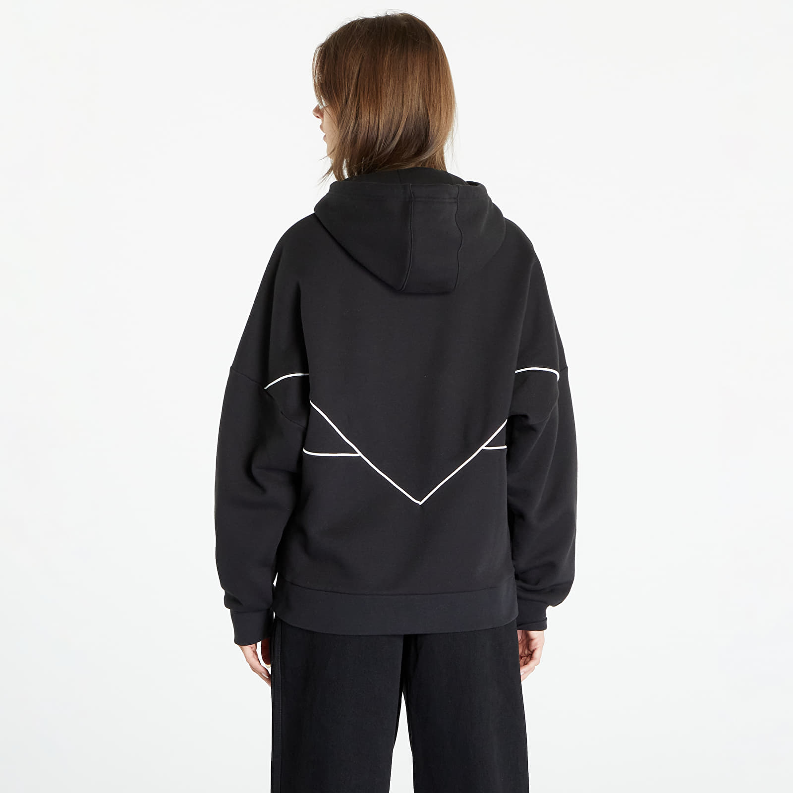 Mikiny adidas Hoodie Black/ White