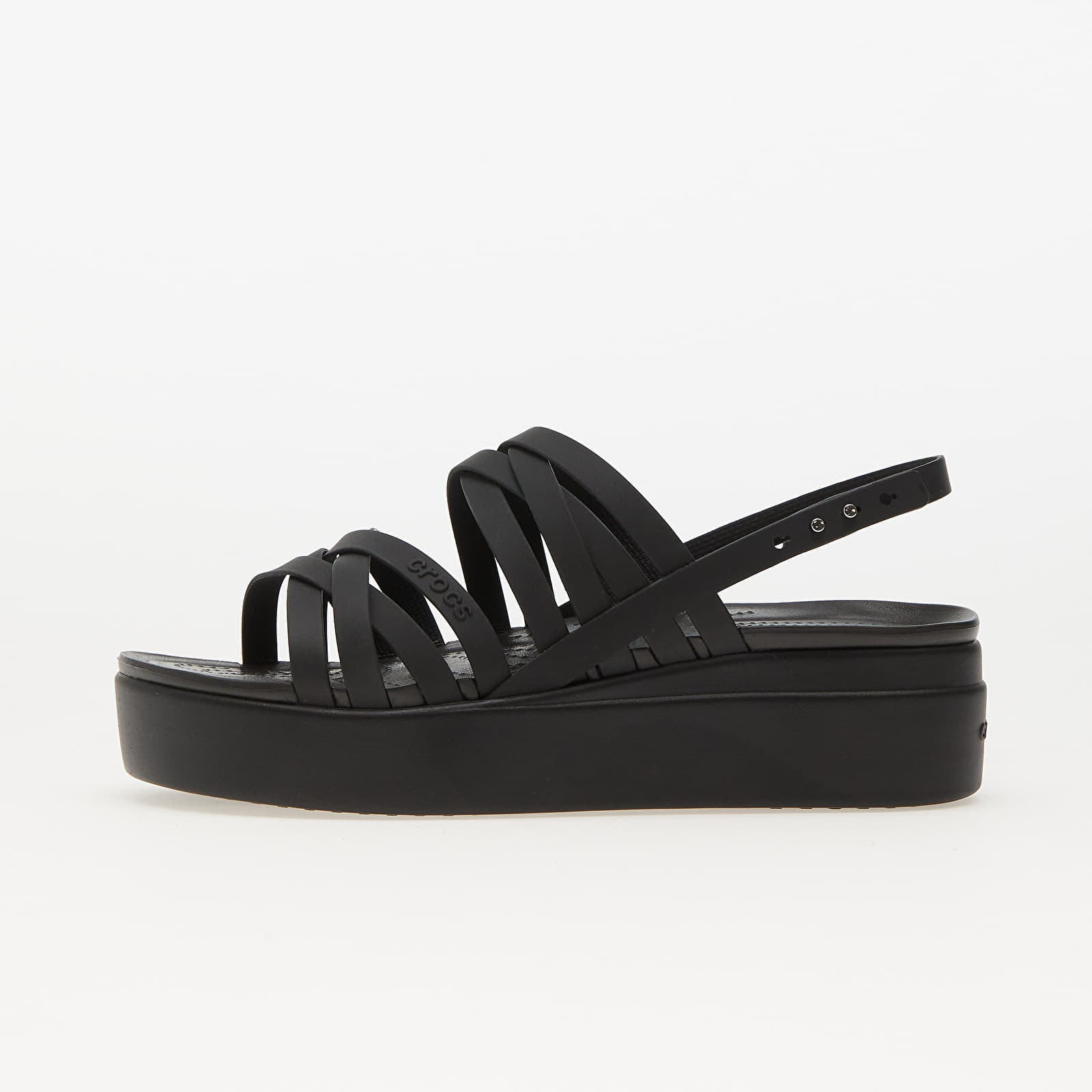 Joggesko og sko for kvinner Crocs Brooklyn Strappy Lowwdg Black