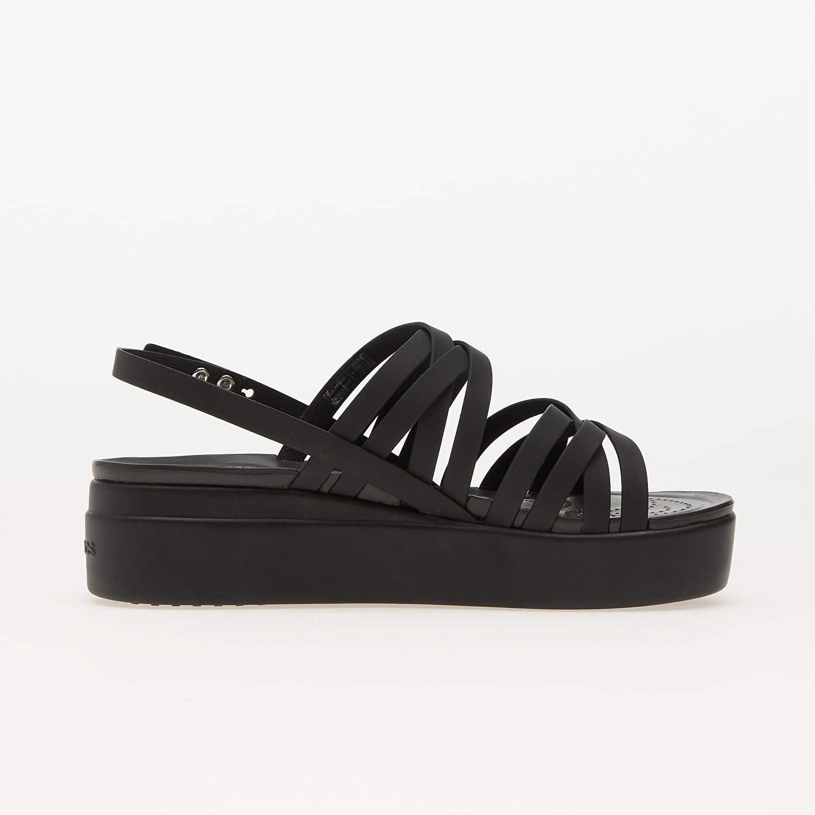 Joggesko og sko for kvinner Crocs Brooklyn Strappy Lowwdg Black