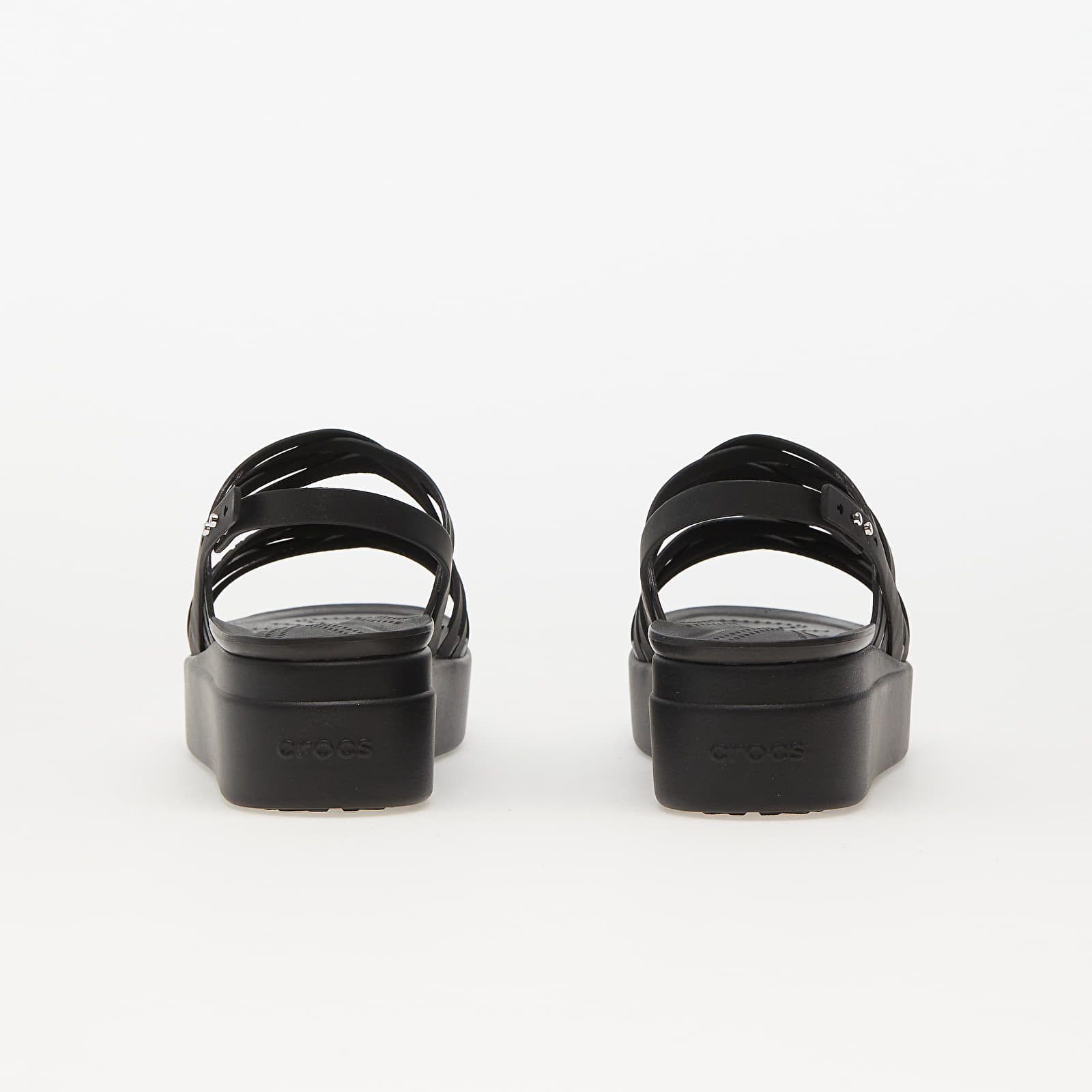 Joggesko og sko for kvinner Crocs Brooklyn Strappy Lowwdg Black