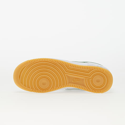 Baskets et chaussures pour hommes Nike Air Force 1 Low Retro White Forest Green Gum Yellow Queens