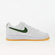 nike men air force 1 low retro qs white forest green gum yellow