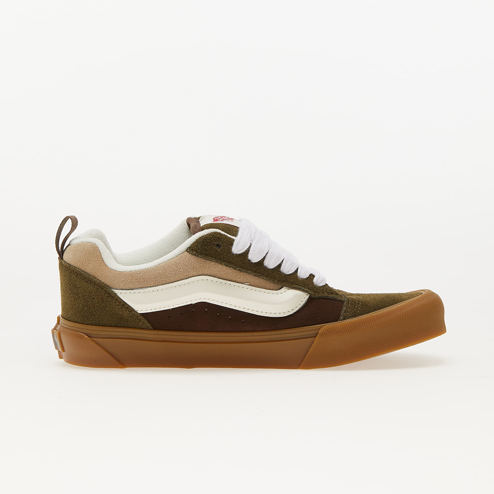 Turnschuhe und Schuhe für Männer Vans Knu Skool Olive/ Multi