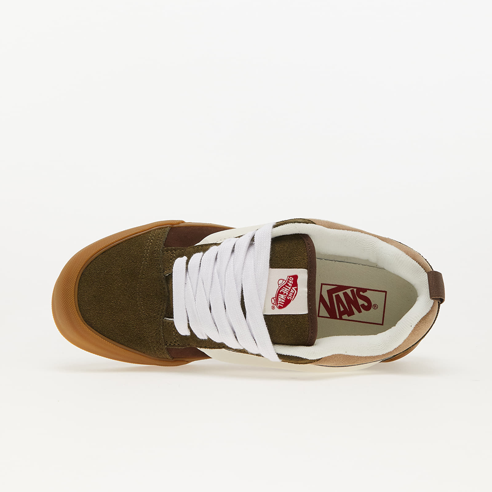 Turnschuhe und Schuhe für Männer Vans Knu Skool Olive/ Multi