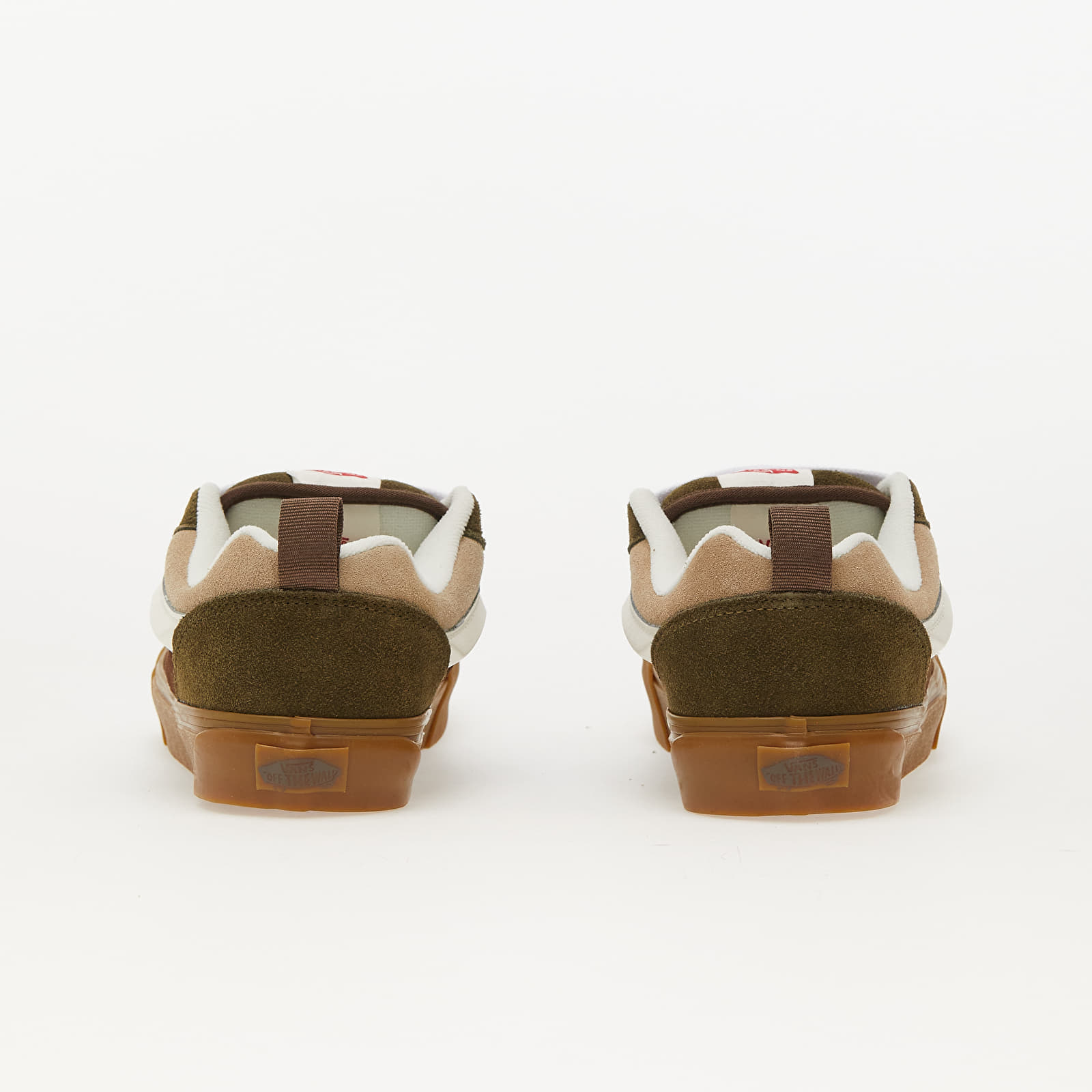 Turnschuhe und Schuhe für Männer Vans Knu Skool Olive/ Multi