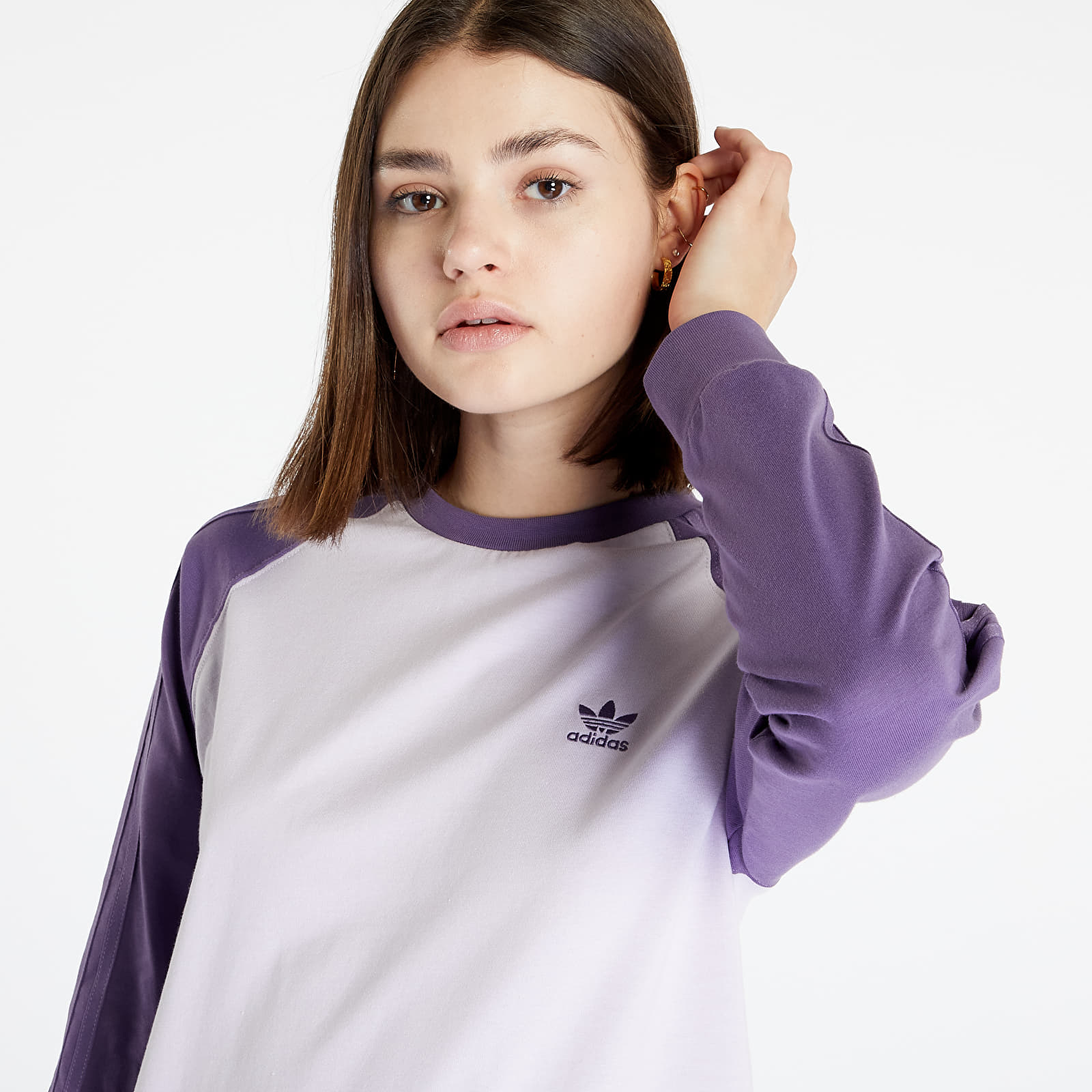 T-Shirts adidas Originals Longsleeve Silver Dawn